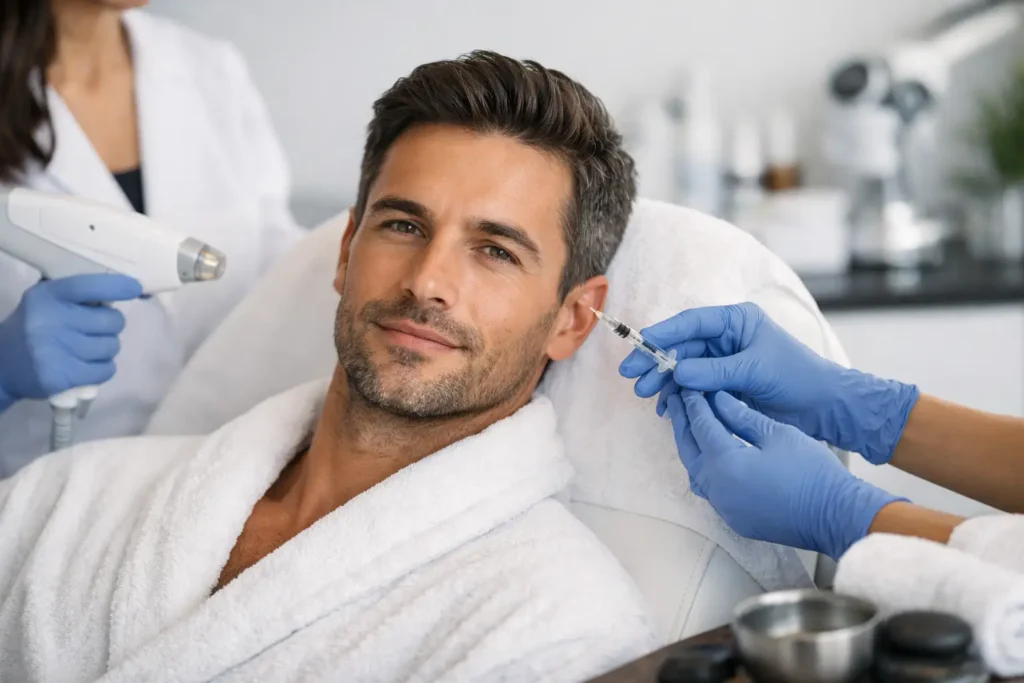 Best Med Spa Treatments for Men That Look Natural